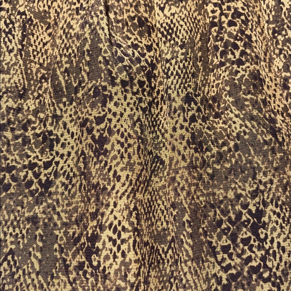 RAILS Faren Sepia Python Smocked Waist Ruffle Detail , long Sleeves Sz M - Picture 9 of 16
